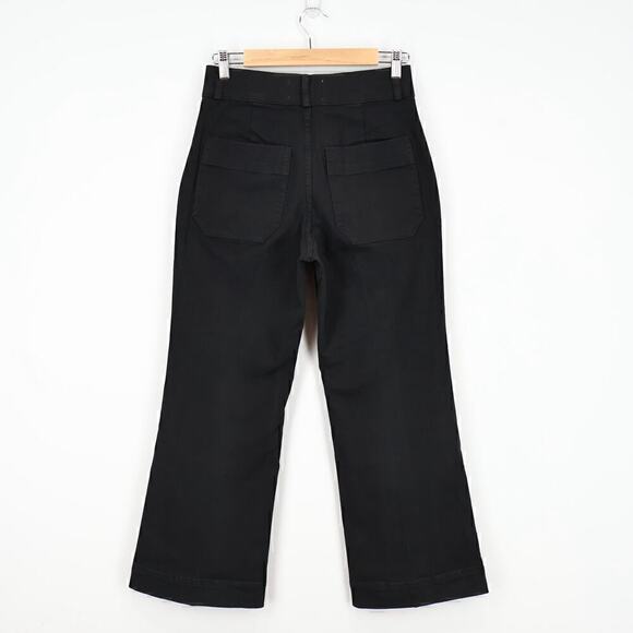 Everlane The Organic Kick Flare Pant Black Size 4 NWT - Picture 5 of 6
